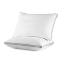 Hotel Collection Bed Pillows for Sleeping, Queen Size Set of 2, Sandwich Mesh with Breathable Sides, Premium Medium pillows for Back, ... - Decorative Throw Pillow Cushion for Sofa & Bed - Default Title
