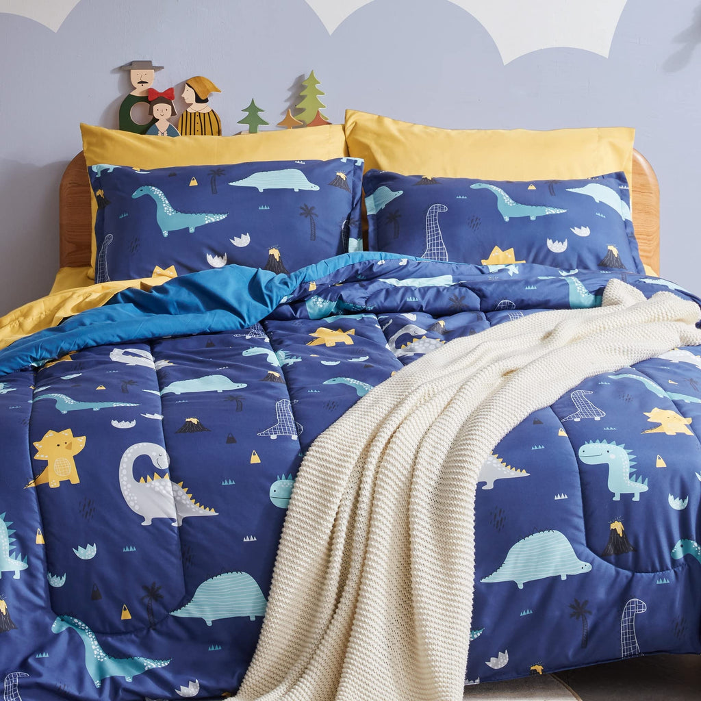 All-Season Kids Bedding Comforter Set Twin/Twin Xl Size - Super Soft & Cute Printed 2-Piece Comforter Set All Seasons for Boys, ... - Hypoallergenic Ultra-Fluffy Quilt for Winter - Default Title