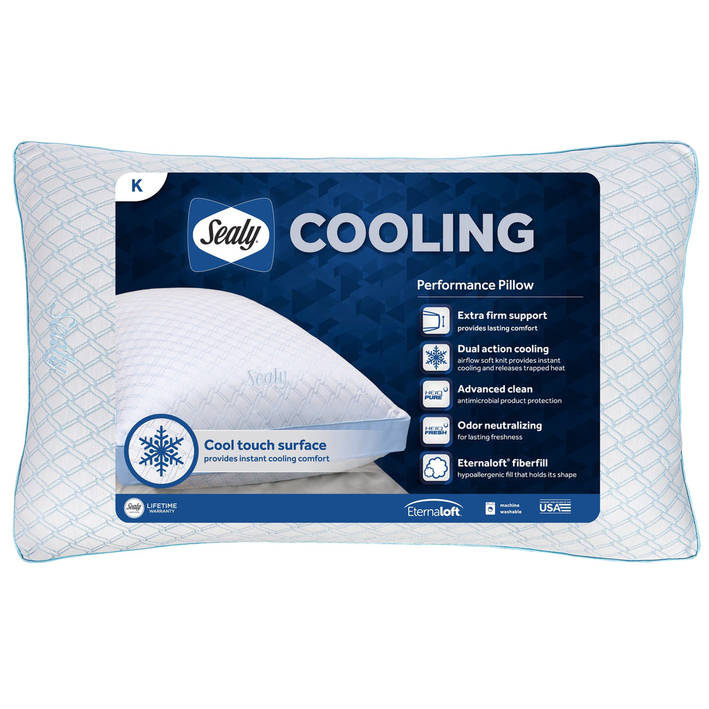 Hotel Collection Cooling Performance Odor Neutralizing Extra Firm Support Machine Washable Pillow, King - Orthopedic Shredded Foam Bed Pillow Set - Default Title