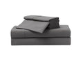 Ultra-Soft So Soft 3-Piece Dark Gray Sheet Set, Twin - Premium Ultra-Soft Pillowcase Pair for Sleeping - Default Title