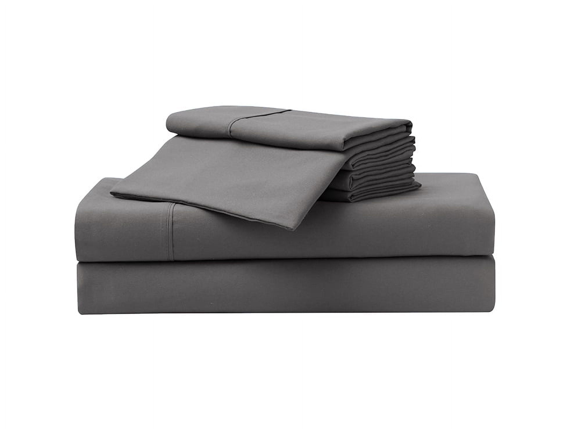 Ultra-Soft So Soft 3-Piece Dark Gray Sheet Set, Twin - Premium Ultra-Soft Pillowcase Pair for Sleeping - Default Title