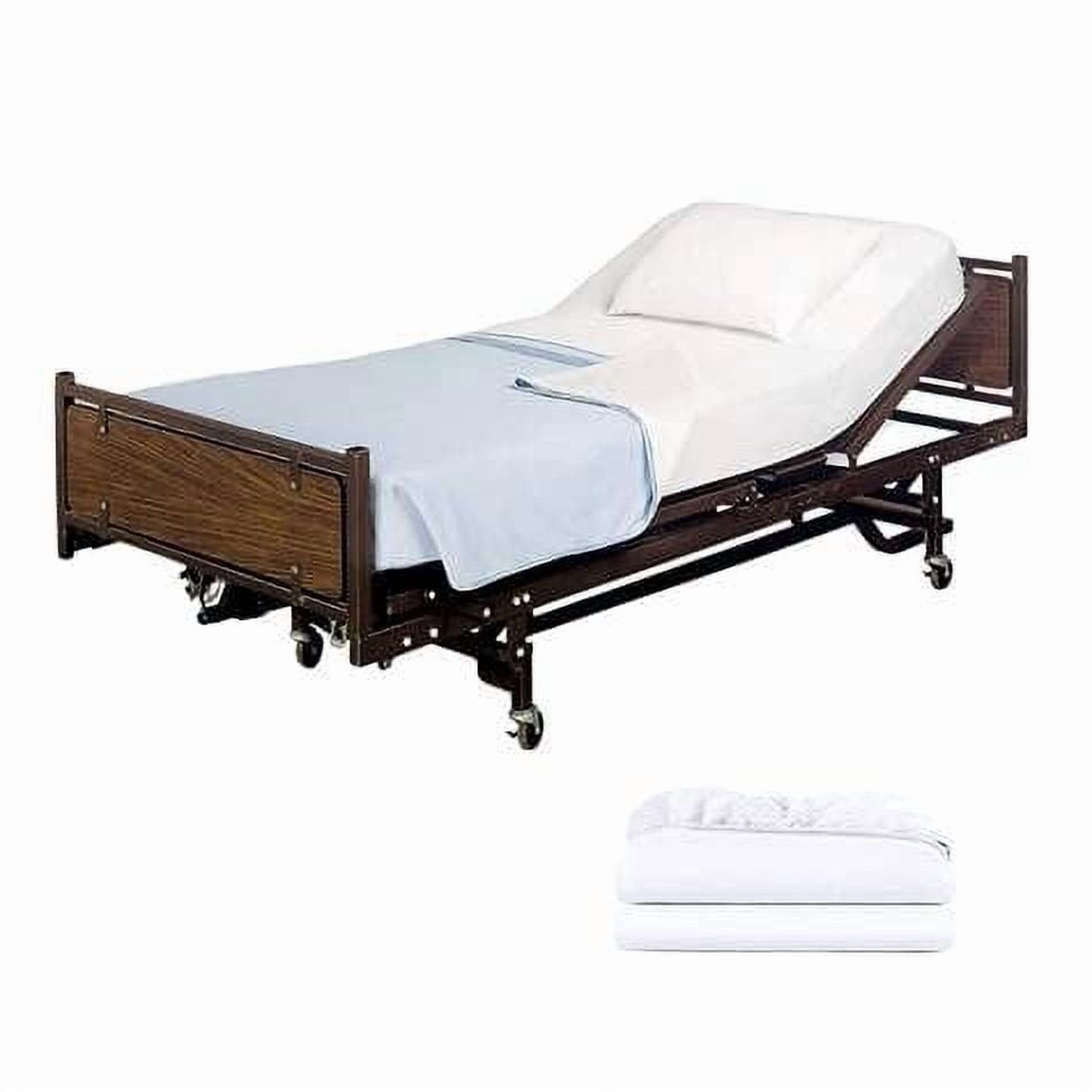 Wrinkle-Resistant 2 Pack Fitted Hospital Bed Sheets with Elastic All Around for a Perfect Fit - Cotton Rich Soft Knitted Jersey Sheet, ... - Breathable Egyptian Cotton Flat & Fitted Sheets - Default Title