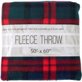 Cozy Fleece Single Plaid Color 60"L x 50"W Fleece Throw Blanket for Fall, Winter, Spring, Summer, Men, Women, Children & Pets in ... - Super Soft Reversible Sherpa Flannel Blanket - Default Title