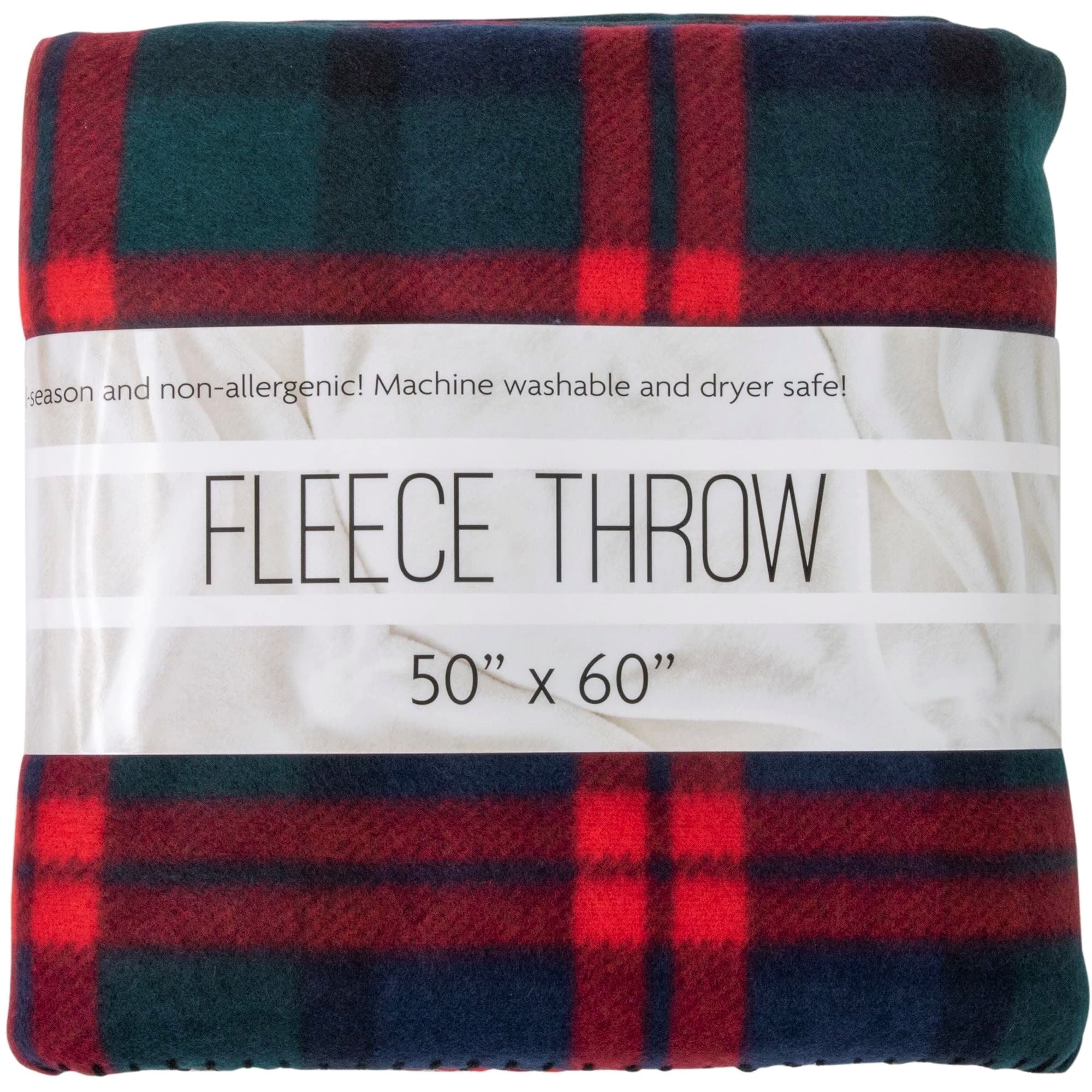 Cozy Fleece Single Plaid Color 60"L x 50"W Fleece Throw Blanket for Fall, Winter, Spring, Summer, Men, Women, Children & Pets in ... - Super Soft Reversible Sherpa Flannel Blanket - Default Title