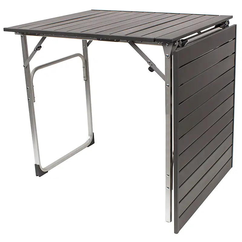 Portable Staging Slim-Fold Table - Choice 196 - Multi-Functional Heavy-Duty Grilling Table Counter Detail