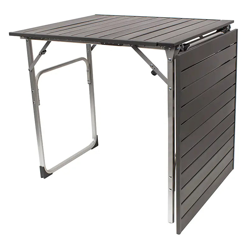 Heat-Resistant Slim-Fold Table XL - Choice 651 - Multi-Functional Heavy-Duty Grilling Table Counter Detail