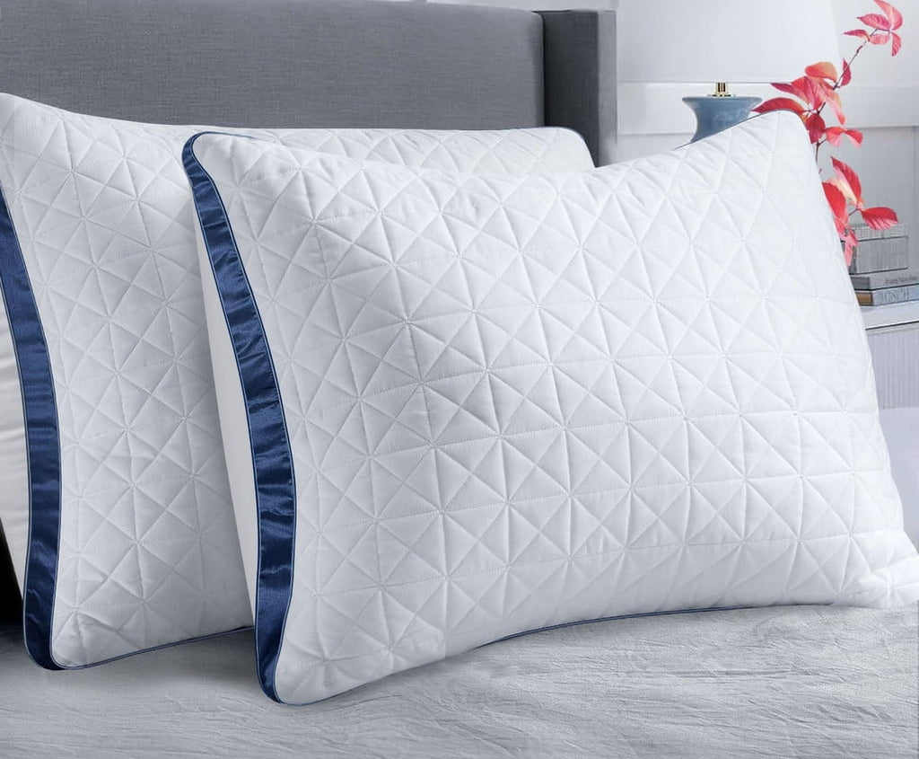 Decorative Plump King Size Pillows Set of 2 - Cooling Hotel Luxury Bed Pillows for Sleeping 2 Pack, Supportive Breathable Down Alterna... - Hotel Quality Plush Sleeping Pillows - Default Title