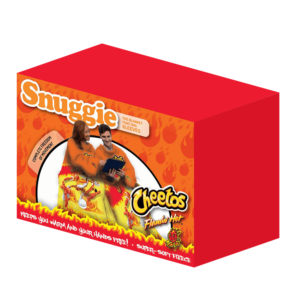 Decorative Knitted Cheetos Flaming Hot Wearable Blanket - Lightweight Plush Warm Blanket for All Seasons - Default Title