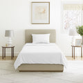 Ultra-Soft Set- 3 Piece Bed Linens-Fitted & Flat s, Plus A Pillowcase-Wrinkle, Stain & Fade Resistant (Twin, White) - Premium Ultra-Soft Pillowcase Pair for Sleeping - Default Title