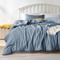 Luxurious Quilted Washed Comforter Sets Queen 3 Piece, Soft and Cozy, Fluffy Microfiber Fill, Washed Textured Wrinkled Design (Flint St... - Cloud-Like Soft Lightweight Bed Comforter - Default Title