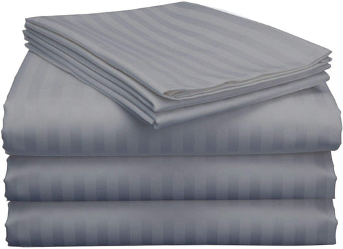 Cooling Sateen Split King Bed Sheet Set 5Pcs Adjustable Bed Sheets - 18" Deep Pocket of Fitted Sheet 800 Thread Count 100% Pure Egyp... - Premium Ultra-Soft Pillowcase Pair for Sleeping - Default Title