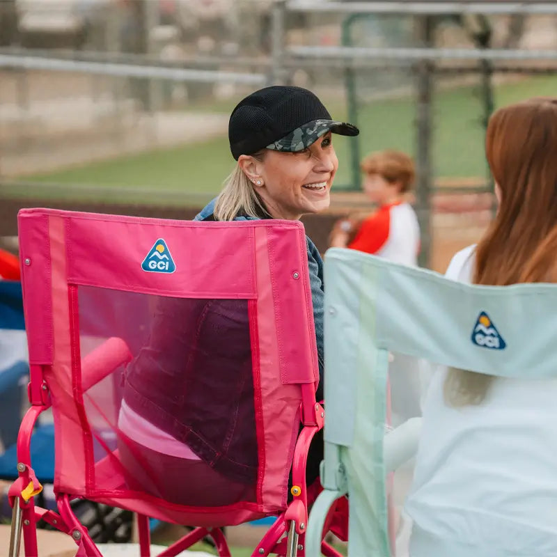 Heavy-Duty Freestyle Stowaway Rocker - Choice 794 - RoadTrip Rocker Smooth Motion Camp Chair Detail