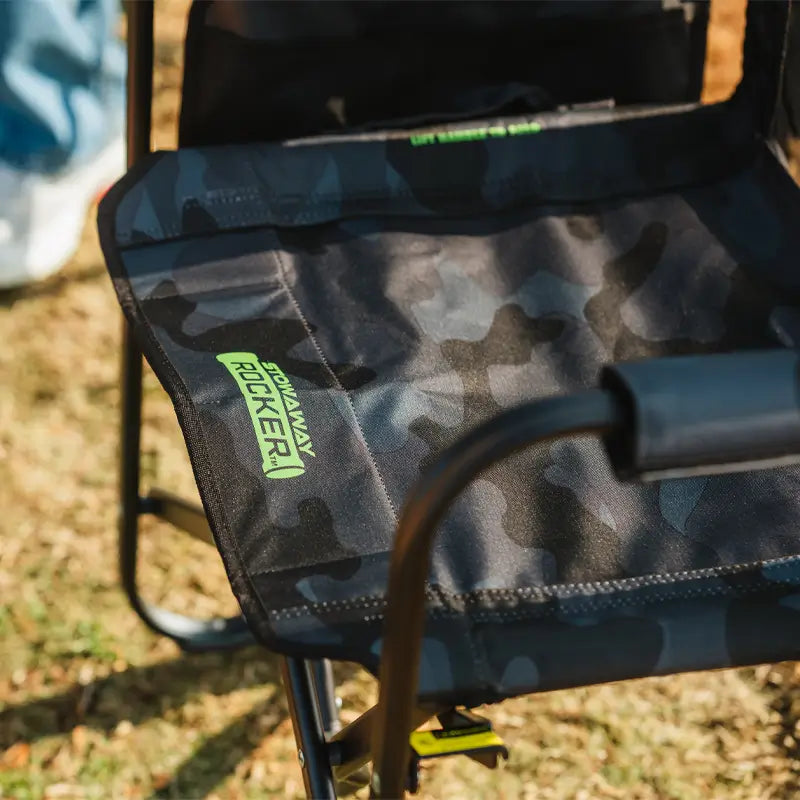 Heavy-Duty Freestyle Stowaway Rocker - Choice 794 - RoadTrip Rocker Smooth Motion Camp Chair Detail