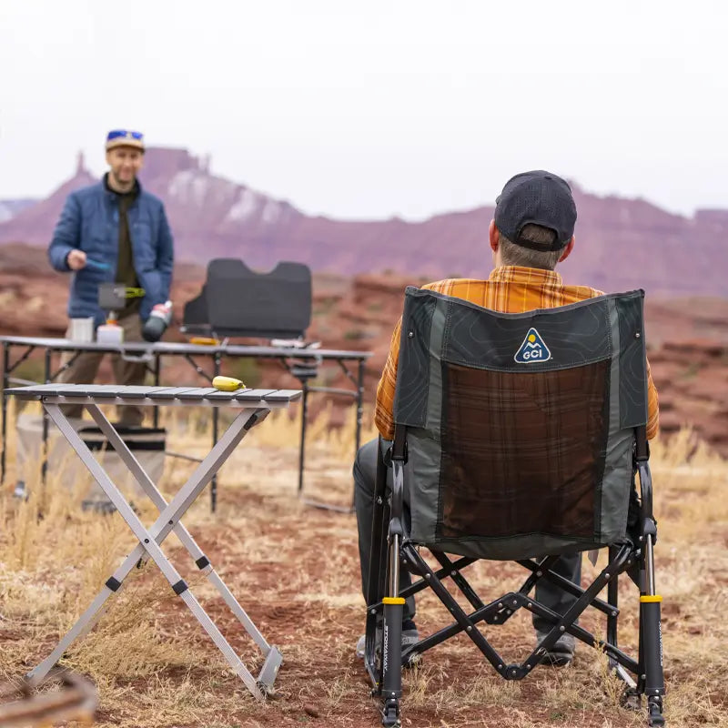 Heavy-Duty Freestyle Stowaway Rocker - Choice 794 - RoadTrip Rocker Smooth Motion Camp Chair Detail