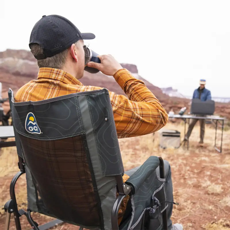Heavy-Duty Freestyle Stowaway Rocker - Choice 794 - RoadTrip Rocker Smooth Motion Camp Chair Detail