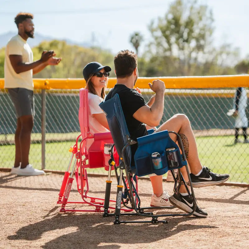 Heavy-Duty Freestyle Stowaway Rocker - Choice 794 - RoadTrip Rocker Smooth Motion Camp Chair Detail