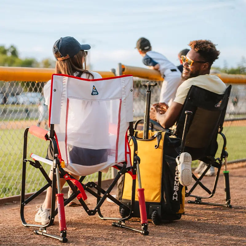 Heavy-Duty Freestyle Stowaway Rocker - Choice 794 - RoadTrip Rocker Smooth Motion Camp Chair Detail