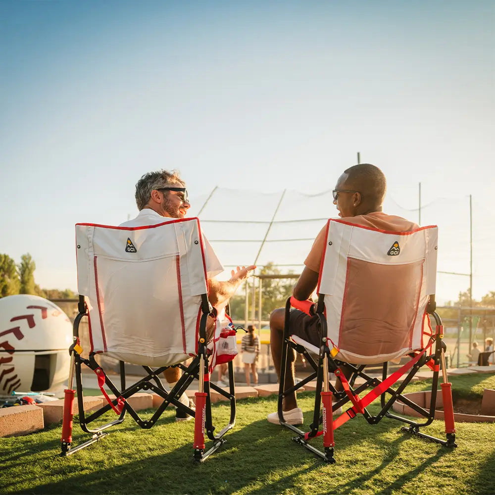 Heavy-Duty Freestyle Stowaway Rocker - Choice 794 - RoadTrip Rocker Smooth Motion Camp Chair Detail