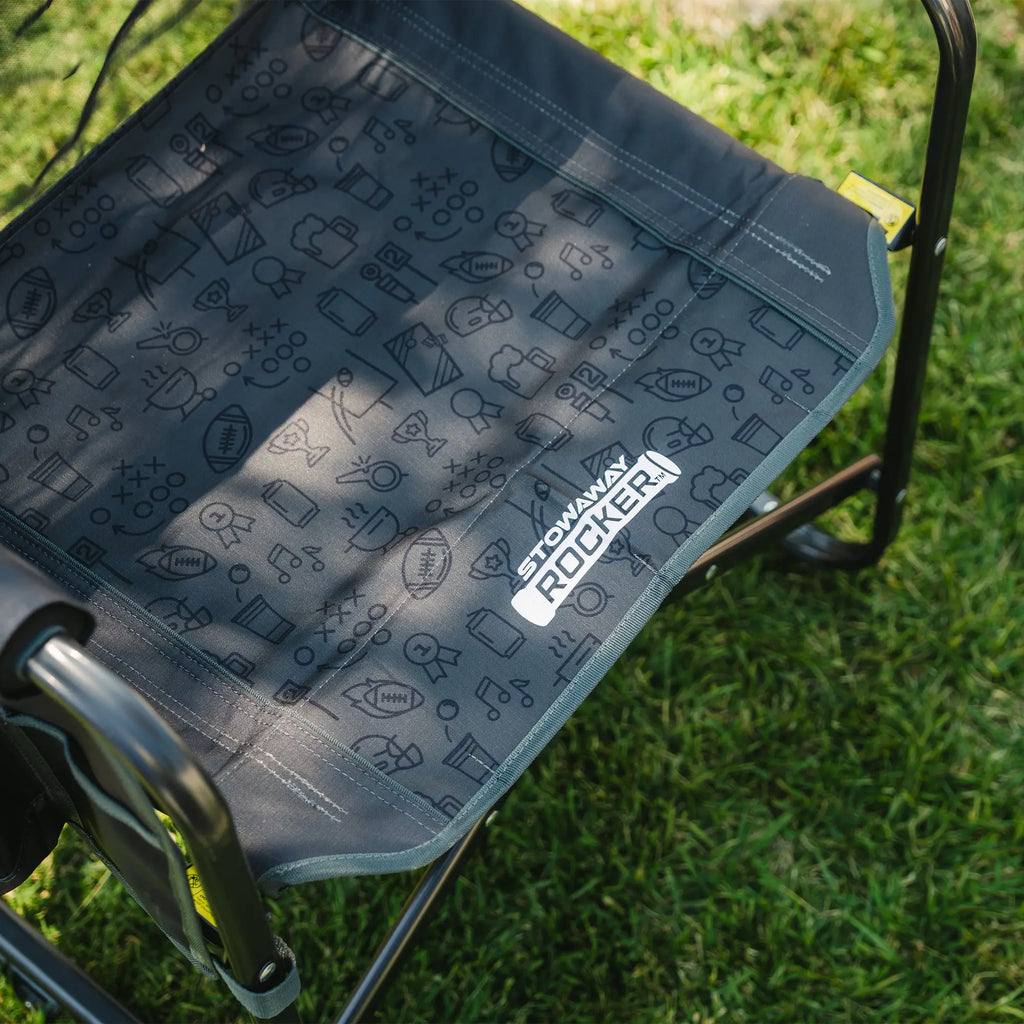 Heavy-Duty Freestyle Stowaway Rocker - Choice 794 - RoadTrip Rocker Smooth Motion Camp Chair Detail