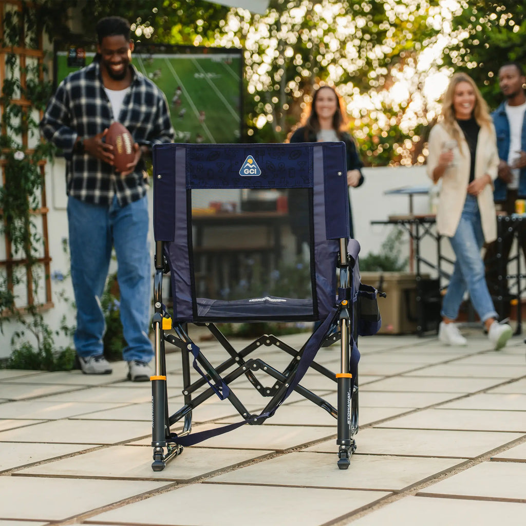 Heavy-Duty Freestyle Stowaway Rocker - Choice 794 - RoadTrip Rocker Smooth Motion Camp Chair Detail