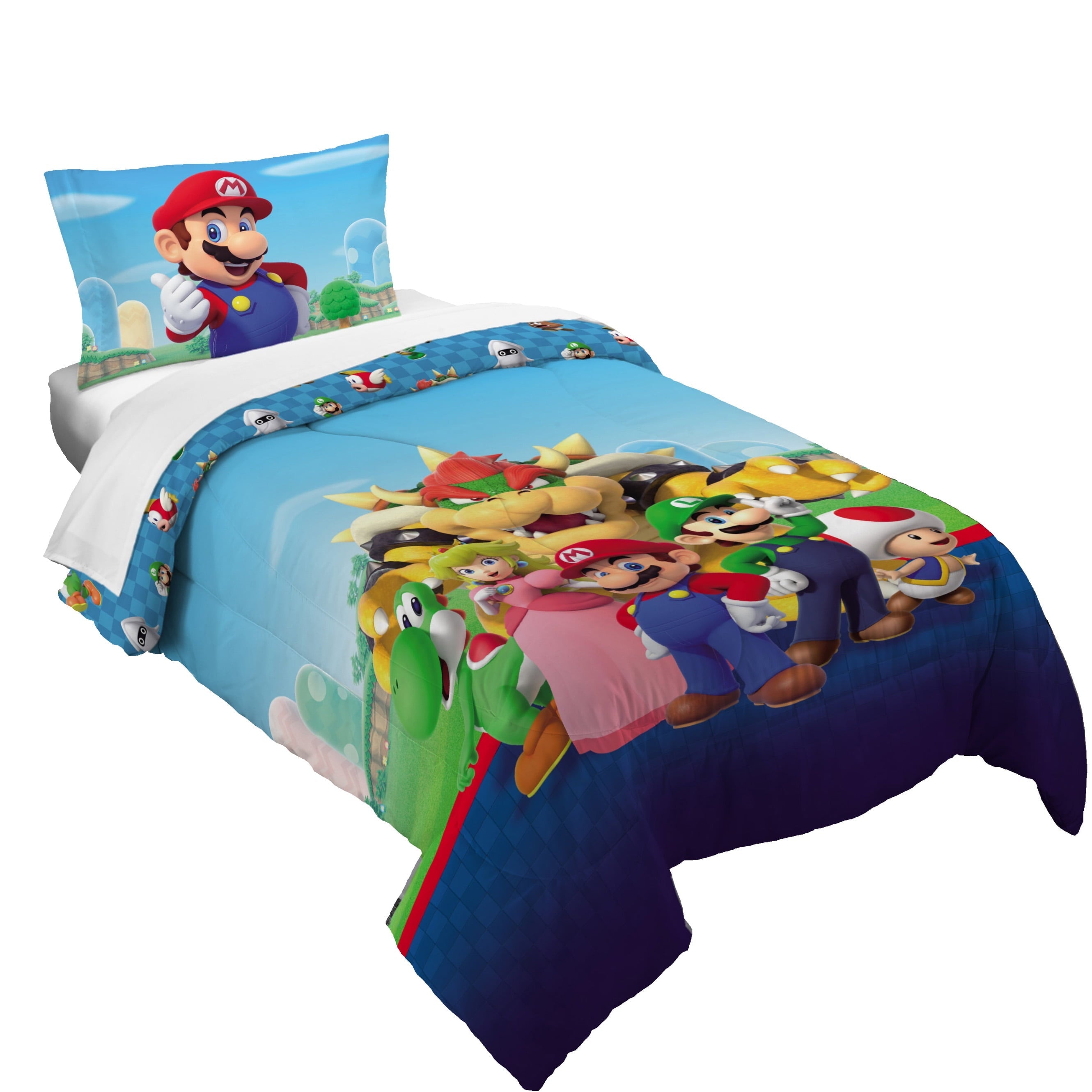 Heavyweight Warmth Kids Comforter and Pillowcase, 2-Piece Set, Twin/Full, Reversible - Hypoallergenic Ultra-Fluffy Quilt for Winter - Default Title