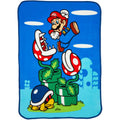 Super Soft Flannel Kids Fleece Throw Blanket 46x60, Nintendo - Luxury Knitted Decorative Throw Blanket with Fringes - Default Title
