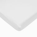 Ultra-Soft TL Care 100% Natural Breathable Cotton Jersey Knit Fitted Bassinet Sheet, White, 15" x 33", Soft Breathable, for Boys... - Breathable Egyptian Cotton Flat & Fitted Sheets - Default Title