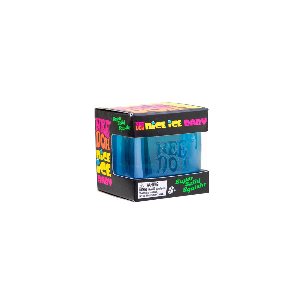 Squishable Nice Cube NeeDoh Nice Ice Baby | Series Canyon Trail - Translucent Jelly Cool Cube Sensory Toy Detail