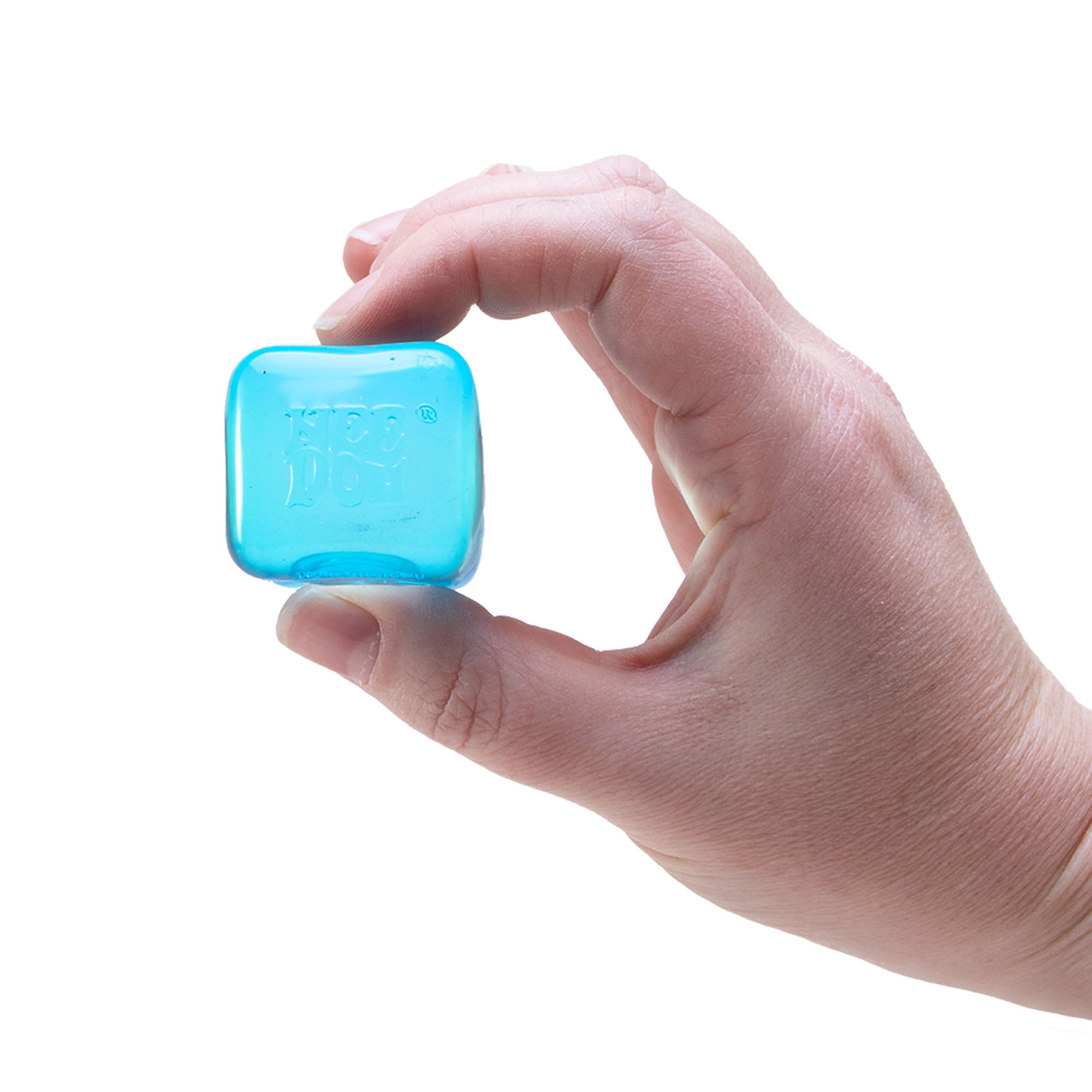 Squishable Nice Cube NeeDoh Nice Ice Baby | Series Canyon Trail - Translucent Jelly Cool Cube Sensory Toy Detail
