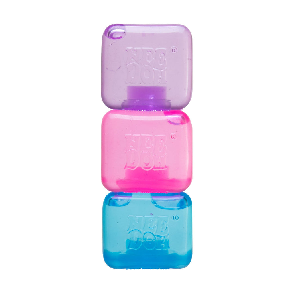 Squishable Nice Cube NeeDoh Nice Ice Baby | Series Canyon Trail - Translucent Jelly Cool Cube Sensory Toy - Surprise Me! (Random Color)