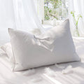 Ergonomic Memory Foam Goose Feather Down Pillows for Sleeping,Luxury Hotel Collection Queen Size Soft Bed Pillow,1 Pack,Queen (20.2" x 28.2") - Orthopedic Shredded Foam Bed Pillow Set - Default Title