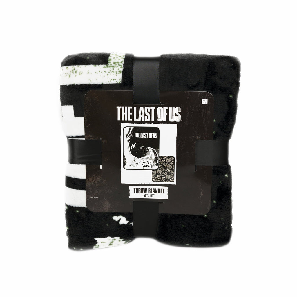 Cozy Fleece Black and White Polyester Throw Blanket, 50" X 60" - Cozy Fleece Throw Blanket for Couch & Bed - Default Title