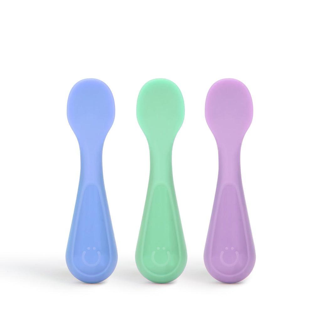 Chef-Quality Silicone Toddler Training Spoons, Baby, Silicone Flatware Sets, 3 Pack - High-Precision Culinary Tool for Baking & Cooking - Default Title