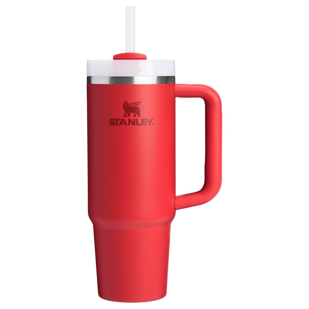 Car-Cup Friendly The Quencher H2.0 Flowstate Tumbler D051L - Double-Wall Vacuum Insulated Travel Tumbler with Straw - Chili Red
