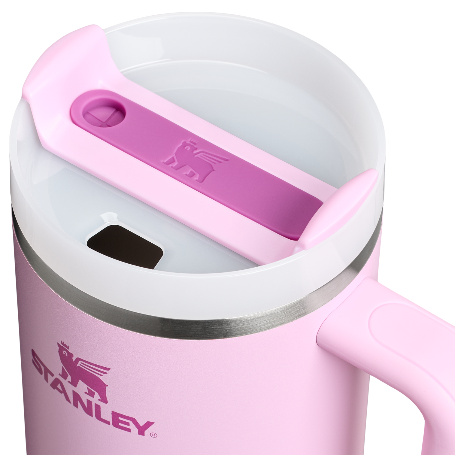 Insulated Travel The Quencher H2.0 Flowstate Tumbler D050X - Double-Wall Vacuum Insulated Travel Tumbler with Straw Detail