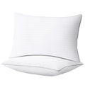 Decorative Plump Pillows Standard Size Set of 2, Hotel Quality, Down Alternative Gusseted Bed Pillows for Side, Back, And Stomach Slee... - Hotel Quality Plush Sleeping Pillows - Default Title
