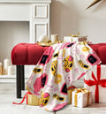 Reversible Sherpa WTC Hanging Plush Throw - Super Soft Reversible Sherpa Flannel Blanket - Default Title