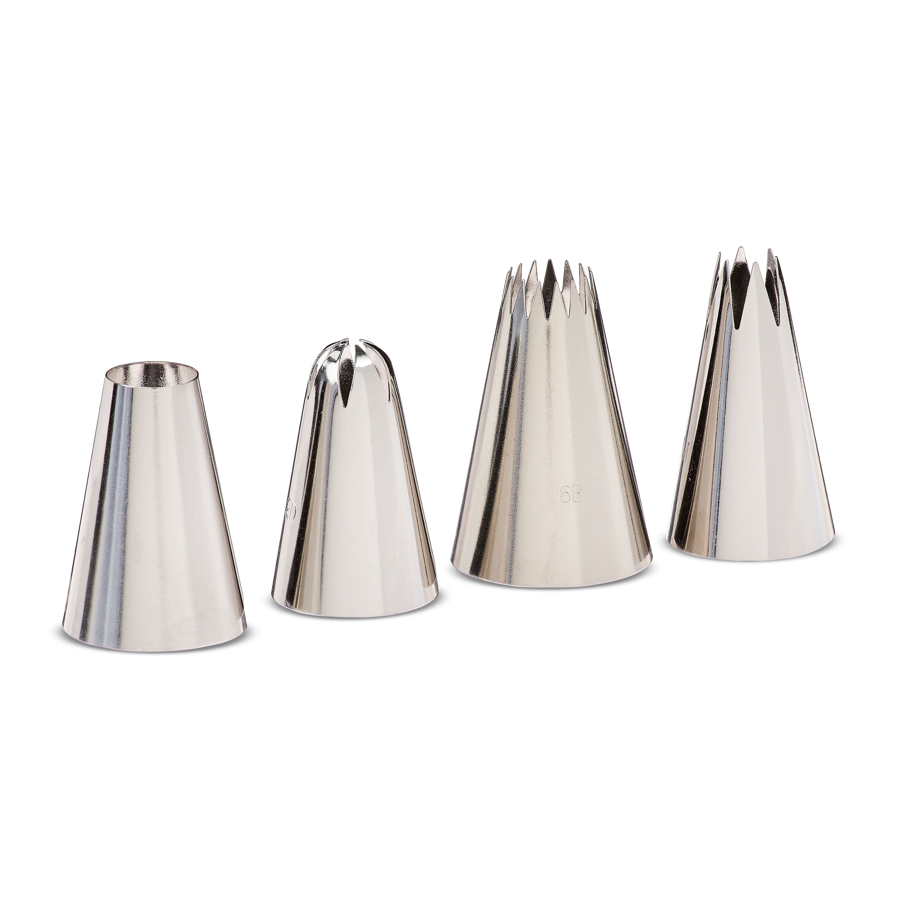 Innovative Large Decorating Tips, 4 Pieces - Kitchen Gadget Tool for Quick Food Prep - Default Title