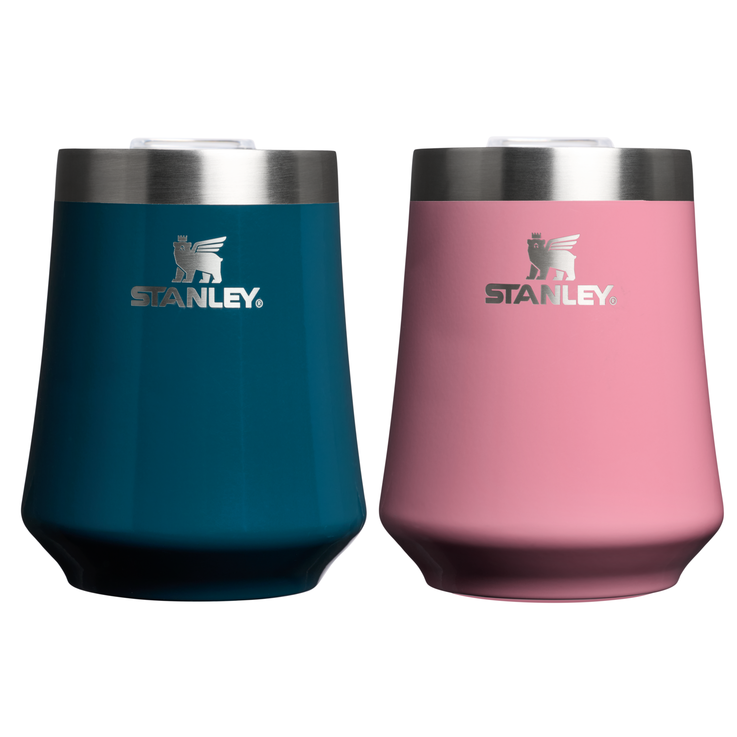 Premium Matte The Reserve Wine Tumbler | 2-pack D175D - Premium Insulated Egg-Shaped Wine Glass for Outdoors - Ponderosa Gloss/Port Shimmer