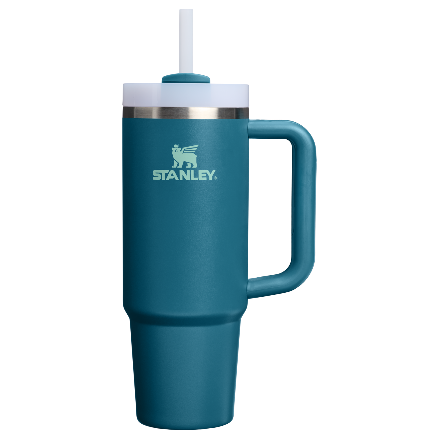 Car-Cup Friendly The Quencher H2.0 Flowstate Tumbler D051L - Double-Wall Vacuum Insulated Travel Tumbler with Straw - Coastal Teal