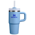 Car-Cup Friendly The Quencher H2.O Flowstate Tumbler | Stanley Create D291F - Premium Stainless Steel Straw Cup for All-Day Hydration - Blue Sky