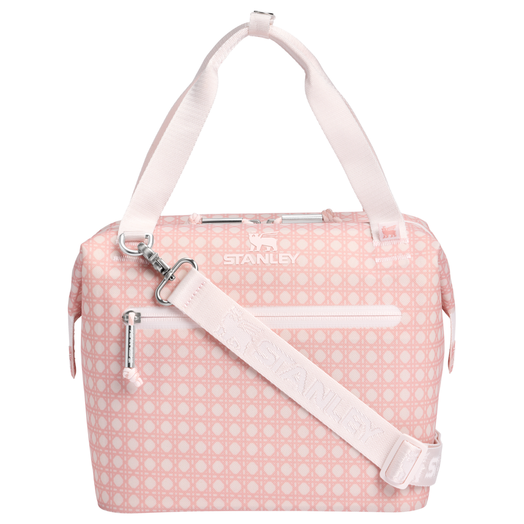 Premium All-Weather The All Day Julienne Mini Cooler D349V - Leak-Proof Insulated Mini Cooler Bag for Lunch - Rose Quartz Rattan