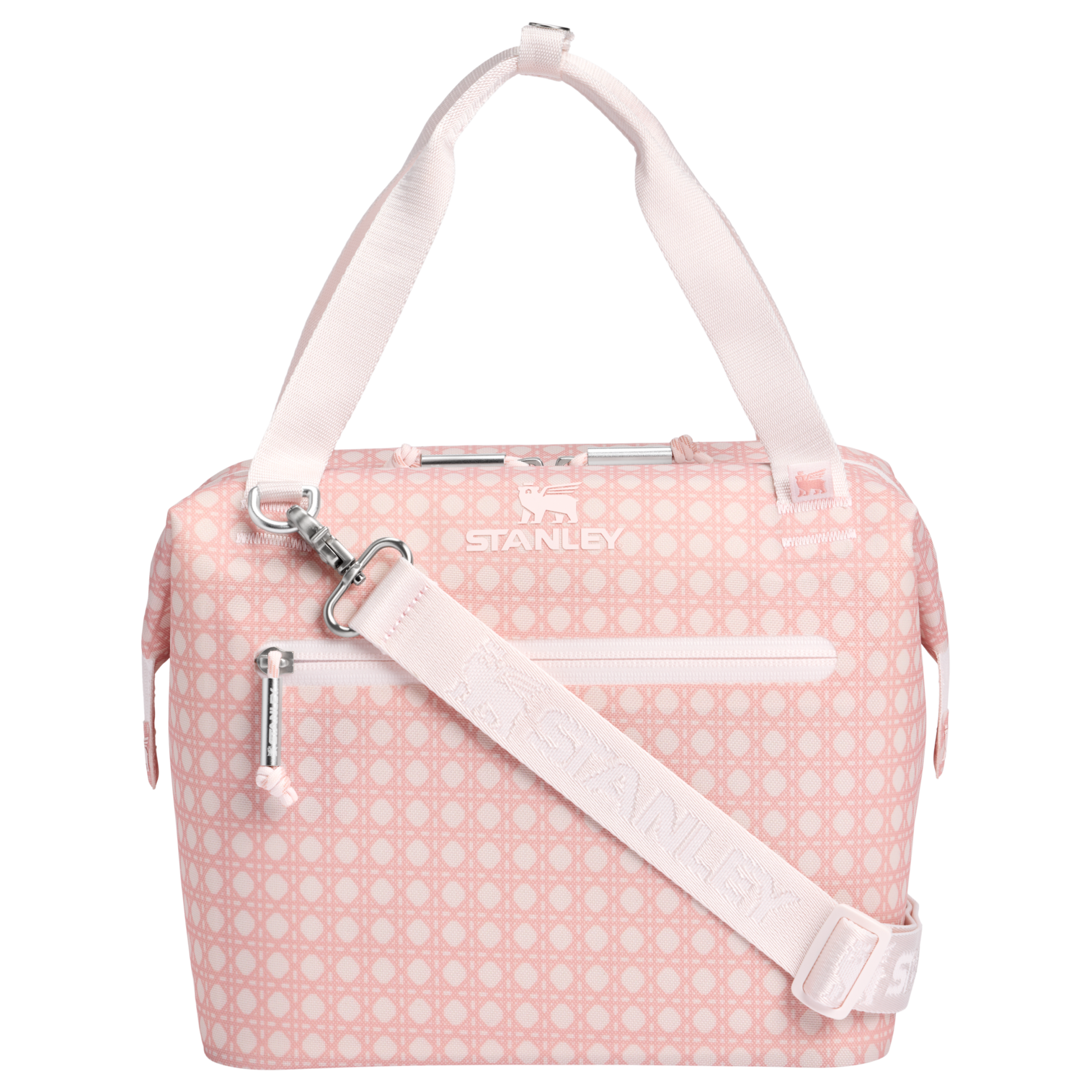 Premium All-Weather The All Day Julienne Mini Cooler D349V - Leak-Proof Insulated Mini Cooler Bag for Lunch - Rose Quartz Rattan