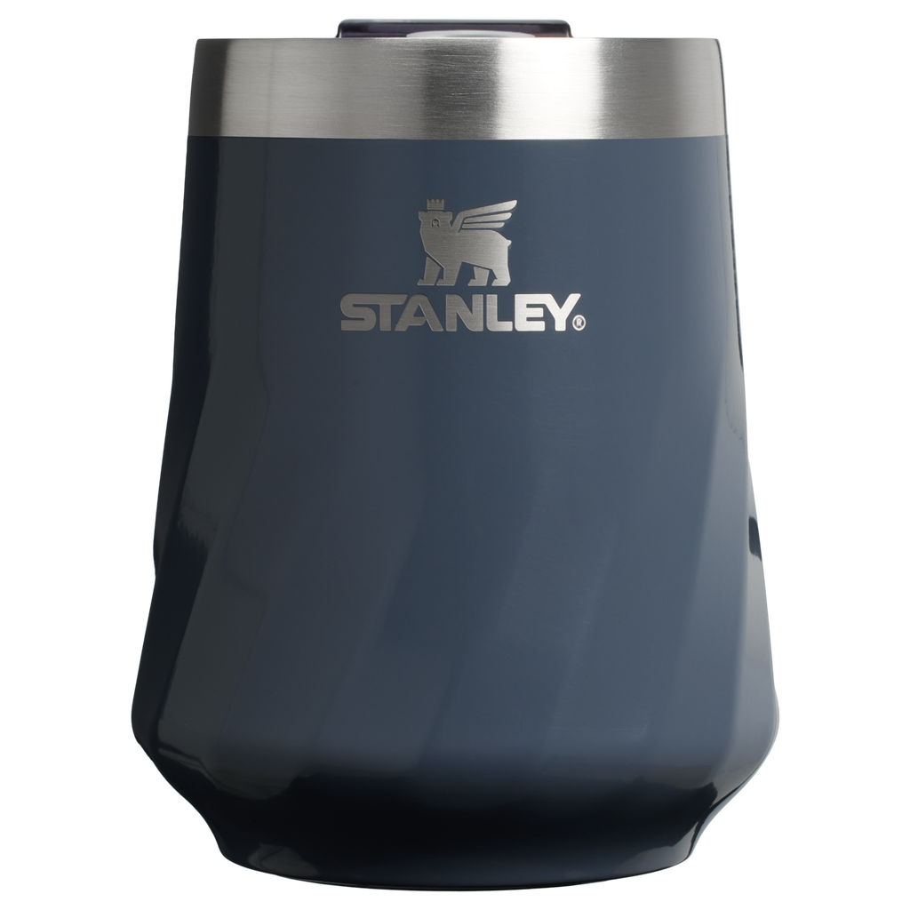 Premium Matte The Textured Reserve Wine Tumbler D141Z - Elegant Stemless Vacuum Insulated Wine Tumbler - Twilight Gloss
