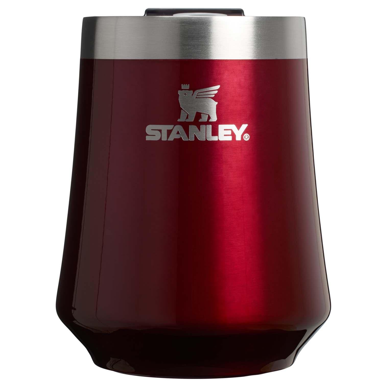 Shatterproof Luxury The Reserve Wine Tumbler D125V - Elegant Stemless Vacuum Insulated Wine Tumbler - Garnet Shine