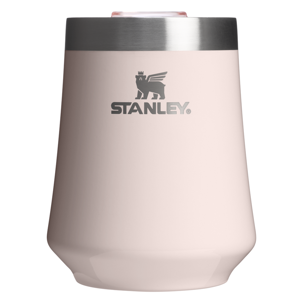 Shatterproof Luxury The Reserve Wine Tumbler | Stanley Create D302P - Reserve Collection Stainless Steel Whiskey Cup - Rose Quartz Gloss