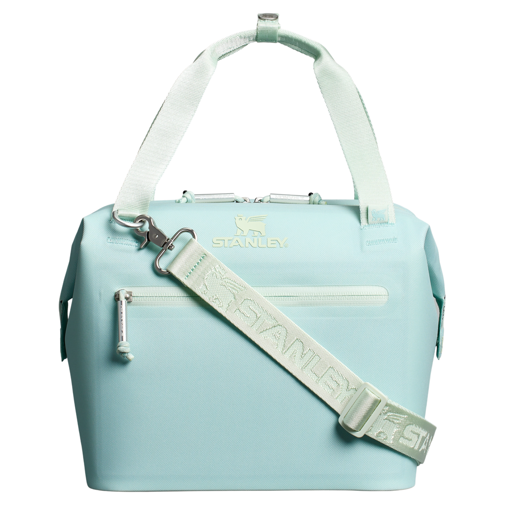 Portable Mini The All Day Julienne Mini Cooler D052R - Heavy-Duty Ice-Retention Food & Beverage Carrier - Seafoam