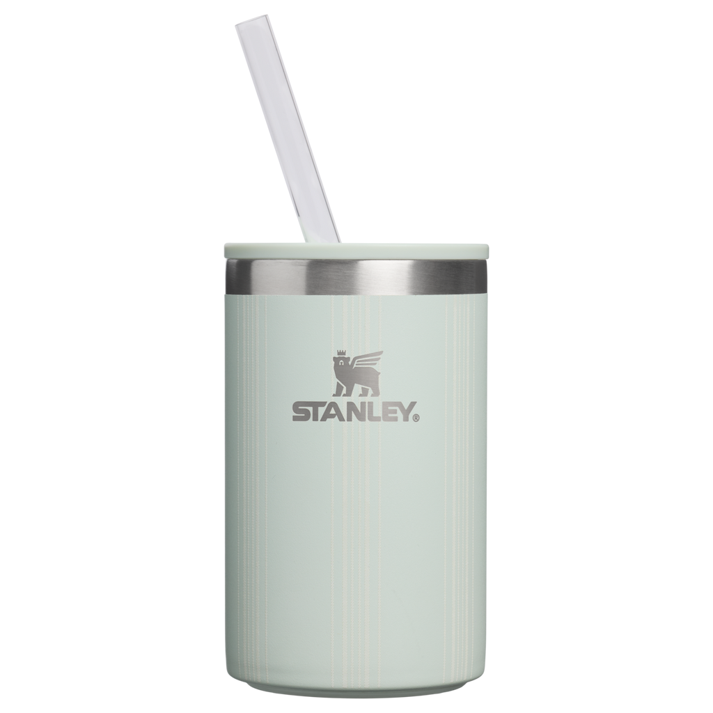 Leak-Proof Insulated The Everyday Can Cooler Cup D353P - Compact All-Weather Soft-Sided Cooler Backpack - Mist Picnic Stripe