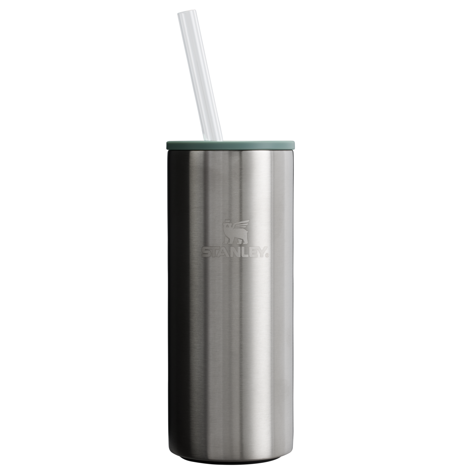 Premium All-Weather The Everyday Slim Can Cooler Cup D255E - Heavy-Duty Ice-Retention Food & Beverage Carrier - Stainless Steel Shale