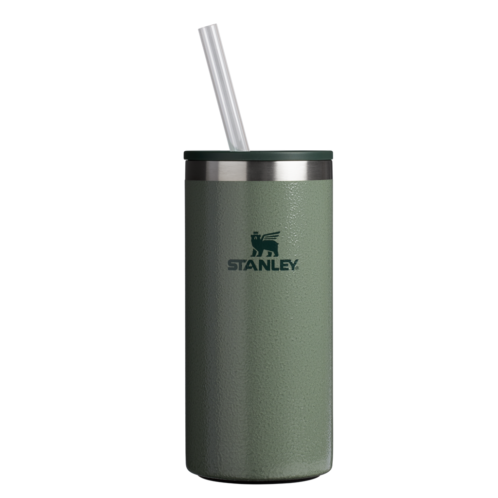 Portable Mini The Everyday Tall Can Cooler Cup D117J - Leak-Proof Insulated Mini Cooler Bag for Lunch - Hammertone Green